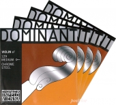 【Dominant】ドミナント バイオリン弦 セット　4/4サイズ（1E=スチール・129/3D=アルミ巻・132） （３営業日以内での発送）