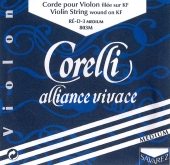 【Corelli Alliance Vivace】コレルリ アリアンスビバーチェ バイオリン弦 3D（803）