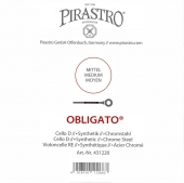 【Obligato】オブリガード チェロ弦 2D（4312）（３営業日以内での発送）