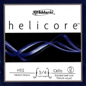 【Helicore】ヘリコア チェロ弦 2D（H512）分数（３営業日以内での発送）