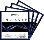 【Helicore】ヘリコア チェロ弦 セット　分数（３営業日以内での発送）