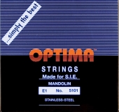 OPTIMA　オプティマ　マンドリン弦　BLACK　1E　2本セット （３営業日以内での発送）