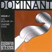 【Dominant】ドミナント バイオリン弦 1E　4/4サイズ（スチール・129/129MS） （３営業日以内での発送）