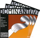 【Dominant】ドミナント バイオリン弦 2A、3D、4Gセット　4/4サイズ（3D(132A)＝シルバー巻）