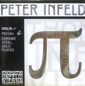 【PETER Infeld】ペーターインフェルド バイオリン弦 1E（ゴールドメッキ・PI01AU）（３営業日以内での発送）