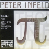 【PETER Infeld】ペーターインフェルド バイオリン弦 3D（シルバー巻・PI03A）（３営業日以内での発送）