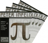 【PETER Infeld】ペーターインフェルド バイオリン弦 セット(1E=プラチナメッキ・PI01PT/3D=アルミ巻・PI03) (3営業日以内での発送)