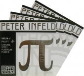 【PETER Infeld】ペーターインフェルド バイオリン弦 セット（1E=プラチナメッキ・PI01PT/3D=アルミ巻・PI03）　（３営業日以内での発送）