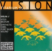 【Vision Titanium Solo】ヴィジョンチタニウム ソロ バイオリン弦 3D(VIT03)(3営業日以内での発送)
