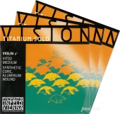 【Vision Titanium Solo】ヴィジョンチタニウム ソロ バイオリン弦 2A,3D,4G セット(3営業日以内での発送)