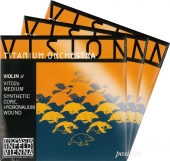 【Vision Titanium Orchestra】ヴィジョンチタニウム オーケストラ バイオリン弦 2A,3D,4G セット【取り寄せ商品】