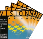 【Vision Solo】ヴィジョン ソロ バイオリン弦 セット(3Dシルバー巻・VIS03A)(3営業日以内での発送)