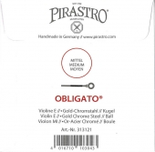 【Obligato】オブリガード バイオリン弦 1E(ゴールドスチール・3138/3131)