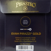 【Evah Pirazzi Gold】エヴァ ピラッツィ ゴールド バイオリン弦 4G（ゴールド巻・4154）