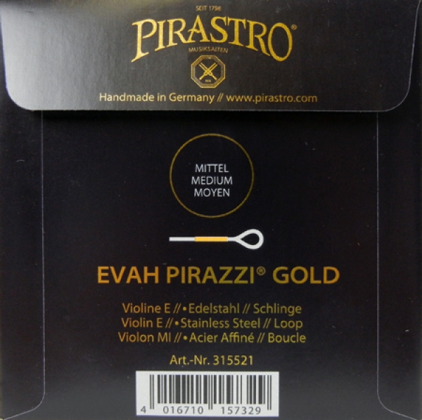 弦各種|バイオリン弦|【Evah Pirazzi Gold】エヴァ ピラッツィ