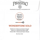 【WondertoneSolo】ワンダートーン ソロ バイオリン弦 1E(アドバンストスチール・3156/3152)(3営業日以内での発送)
