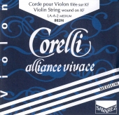 【Corelli Alliance Vivace】コレルリ アリアンスビバーチェ バイオリン弦 2A(802)