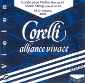 【Corelli Alliance Vivace】コレルリ アリアンスビバーチェ バイオリン弦 3D(803)