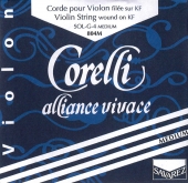 【Corelli Alliance Vivace】コレルリ アリアンスビバーチェ バイオリン弦 4G(804)