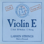 【Larsen】ラーセン バイオリン弦 1E（ゴールドメッキ）（３営業日以内での発送）