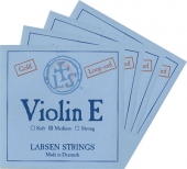 【Larsen】ラーセン バイオリン弦 SET (1E=ゴールドメッキ/3D=アルミ巻)(3営業日以内での発送)