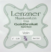 【Goldbrokat】ゴールドブラカット バイオリン弦 1E 分数サイズ