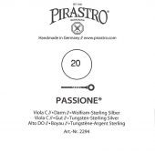 【Passione】パッシオーネ ビオラ弦 4C(2294)(3営業日以内での発送)