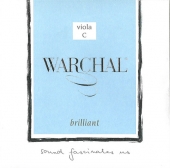 【Warchal Brilliant】ワーシャル ブリリアント ビオラ弦 4C(914)【取り寄せ商品】