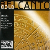 【Belcanto Gold】ベルカント ゴールド チェロ弦 1A（BC25G）【取り寄せ商品】