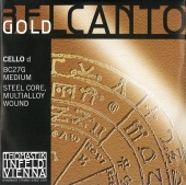 【Belcanto Gold】ベルカント ゴールド チェロ弦 2D（BC26G）【取り寄せ商品】