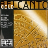 【Belcanto Gold】ベルカント ゴールド チェロ弦 3G(BC28G)【取り寄せ商品】