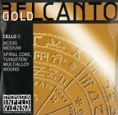 【Belcanto Gold】ベルカント ゴールド チェロ弦 4C（BC33G）【取り寄せ商品】