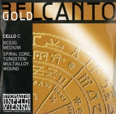 【Belcanto Gold】ベルカント ゴールド チェロ弦 4C(BC33G)【取り寄せ商品】