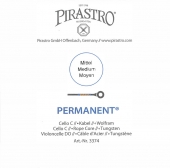 【Permanent】パーマネント チェロ弦 4C(3374)【取り寄せ商品】