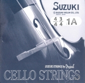 【Suzuki】スズキ チェロ弦 1A（Dogal）（３営業日以内での発送）