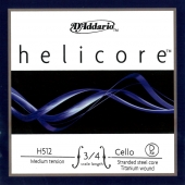 【Helicore】ヘリコア チェロ弦 2D(H512)分数(3営業日以内での発送)