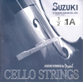 【Suzuki】スズキ チェロ弦 1A（Dogal）分数