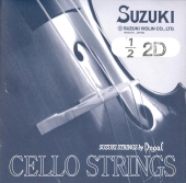 【Suzuki】スズキ チェロ弦 2D（Dogal）分数