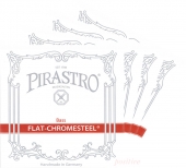 【Flat Chromsteel】フラットクロムスチール バス弦 セット(3営業日以内での発送)