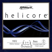 【Helicore Orchestra】ヘリコア オーケストラ バス弦 2D(H612)<ミディアム/ライト>(3営業日以内での発送)