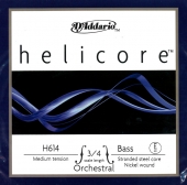 【Helicore Orchestra】ヘリコア オーケストラ バス弦 4E(H614)<ミディアム/ライト>(3営業日以内での発送)