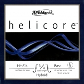 【Helicore Hybrid】ヘリコア ハイブリット バス弦 4E(HH614)<ミディアム/ライト>(3営業日以内での発送)