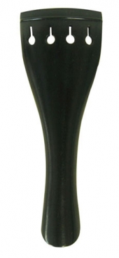 【Suzuki】スズキ バイオリンテールピース エボニー ラウンドモデル(テールナイロン付)  (3営業日以内での発送)