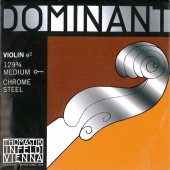【Dominant】ドミナント バイオリン弦 1E（スチール・129）分数サイズ （３営業日以内での発送）