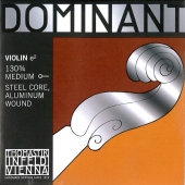 【Dominant】ドミナント バイオリン弦 1E（アルミ巻・130）分数サイズ