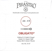 【Obligato】オブリガード バイオリン弦 1E（3137）分数サイズ（３営業日以内での発送）