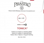【Tonica】トニカ バイオリン弦 4G（4124）3/4+1/2サイズ（３営業日以内での発送）