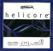 【Helicore】ヘリコア バイオリン弦 1E（H311）分数サイズ
