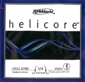 【Helicore】ヘリコア バイオリン弦 1E(H311)分数サイズ