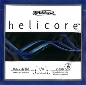 【Helicore】ヘリコア バイオリン弦 2A(H312)分数サイズ
